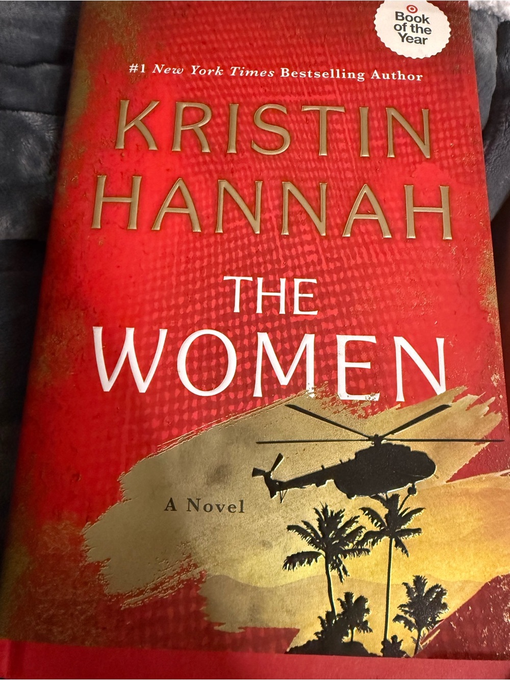 Kristin Hannah "The Women" Hardcover - Red & Gold Cover